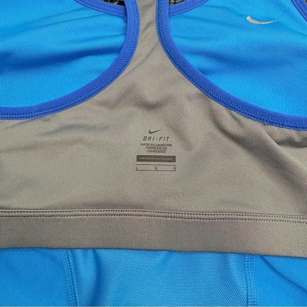 Nike Vibrant Blue Women's Tank Top Sz L